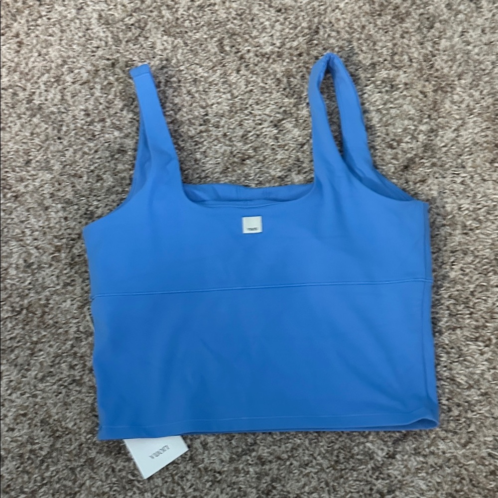 NWT Vuori AllTheForm Tank Riviera Blue Size Medium - Picture 8 of 8